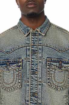 BIG T OVERSIZED DENIM JACKET