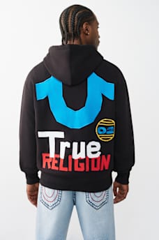 BLOCK HORSESHOE LOGO ZIP HOODIE, image 5