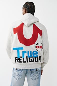 BLOCK HORSESHOE LOGO ZIP HOODIE, image 1