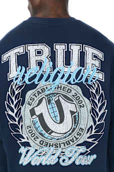 HORSESHOE CREST RELAXED CREWNECK