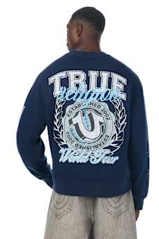 HORSESHOE CREST RELAXED CREWNECK