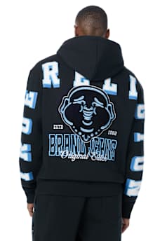 OVERT BUDDHA LOGO ZIP HOODIE