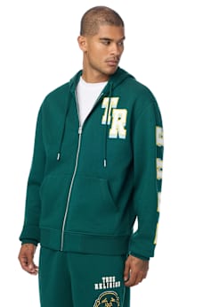 OVERT BUDDHA LOGO ZIP HOODIE