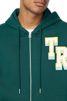 OVERT BUDDHA LOGO ZIP HOODIE