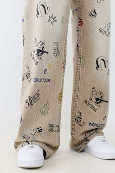 VINNY DOODLE FLAP ULTRA BAGGY JEAN 34"