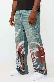 VINNY AIRBRUSH ULTRA BAGGY JEAN 34", image 4