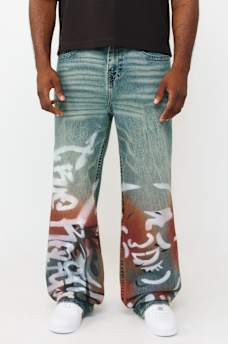 VINNY AIRBRUSH ULTRA BAGGY JEAN 34", image 1
