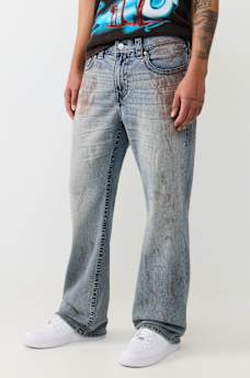 BAGGY BOOTCUT FLAP JEAN 32" 