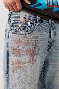BAGGY BOOTCUT FLAP JEAN 32" 