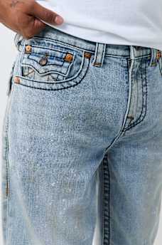 BOBBY BIG T REPURPOSED FLAP BAGGY JEAN 32"