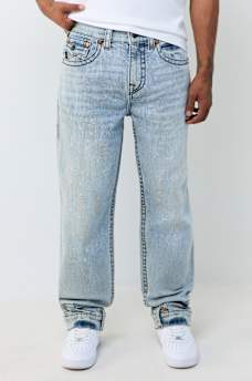 BOBBY BIG T REPURPOSED FLAP BAGGY JEAN 32"