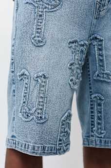 VINNY APPLIQU&Eacute; FLAP ULTRA BAGGY SHORT , image 6