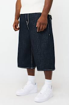 SHORTS LARGOS DE MEZCLILLA CON SOLAPA, image 3