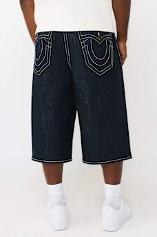 SHORTS LARGOS DE MEZCLILLA CON SOLAPA, image 5