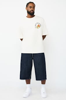 SHORTS LARGOS DE MEZCLILLA CON SOLAPA, image 6