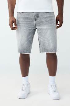 BOBBY FRAYED HEM FLAP BAGGY SHORT, image 1