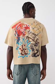 CAMISETA PESADA RELAJADA TEJIDA CON LAVADO, image 2