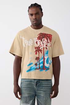 CAMISETA PESADA RELAJADA TEJIDA CON LAVADO, image 3