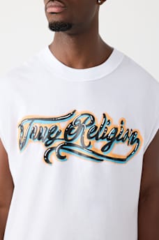 CAMISETA SIN MANGAS CORTADA PESADA AEROGRAFIADA, image 4