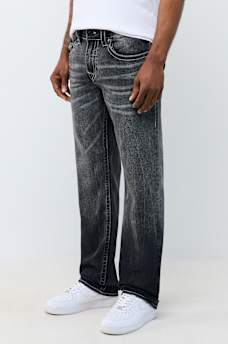 RICKY FLAP STRAIGHT JEAN 34"
