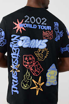 T-SHIRT AVEC LOGO DE GRAFFITI