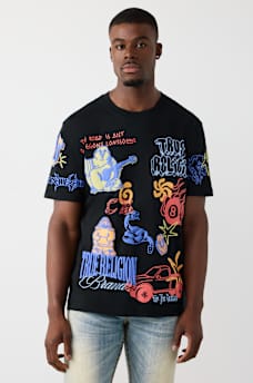 T-SHIRT AVEC LOGO DE GRAFFITI