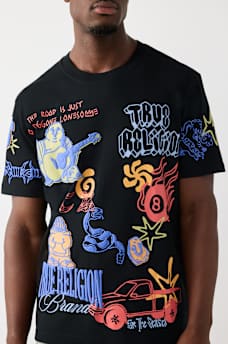 T-SHIRT AVEC LOGO DE GRAFFITI