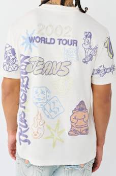 T-SHIRT AVEC LOGO DE GRAFFITI