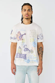 T-SHIRT AVEC LOGO DE GRAFFITI