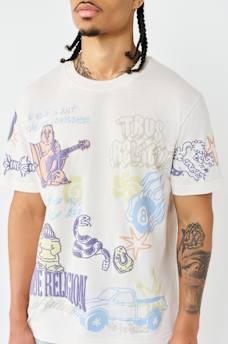 T-SHIRT AVEC LOGO DE GRAFFITI