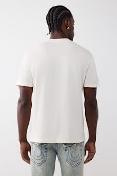 CAMISETA CON COSTURA Y BORDADO DE BUDA ORIGINAL, image 4