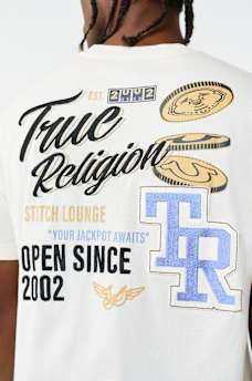 BUDDHA COIN EMBROIDERY TEE, image 1