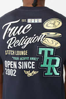 BUDDHA COIN EMBROIDERY TEE, image 1