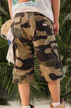 BAGGY CRYSTAL CARGO SHORT