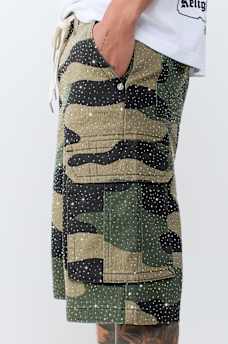 BAGGY CRYSTAL CARGO SHORT