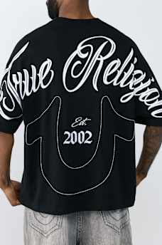 OVERSIZED HEAVYWEIGHT SCRIPT TEE, image 1