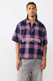 PLAID BOXY SHIRT