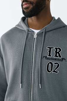 AUTHENTIC LOGO ZIP HOODIE, image 2
