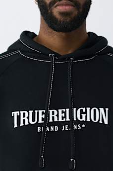 MESH PANEL BIG T CARGO HOODIE, image 4