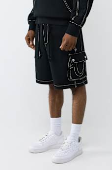 MESH PANEL BIG T CARGO SHORT, image 4