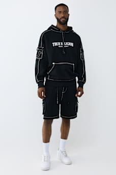 MESH PANEL BIG T CARGO SHORT, image 7