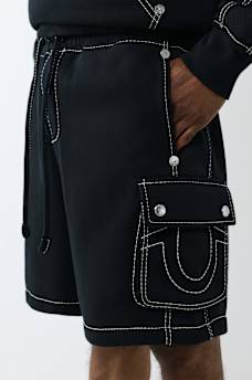MESH PANEL BIG T CARGO SHORT, image 1