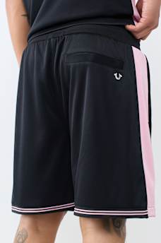 PANEL-BLOCKED MESH SHORT