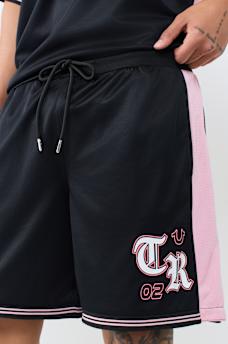 PANEL-BLOCKED MESH SHORT