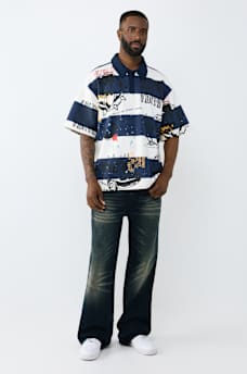 DOODLE HEAVYWEIGHT RELAXED RUGBY SHIRT, image 6