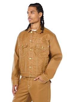 JIMMY COATED OVERSIZED JACKET