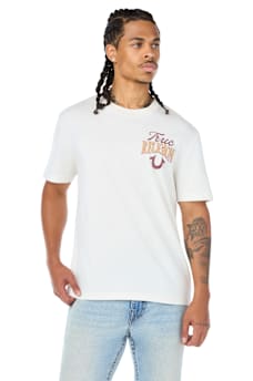 MULTI LOGO HORSESHOE BUDDHA TEE