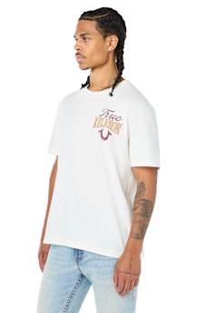 MULTI LOGO HORSESHOE BUDDHA TEE