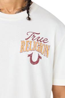 MULTI LOGO HORSESHOE BUDDHA TEE