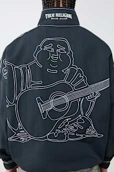 BIG T NYLON QUARTER ZIP JACKET